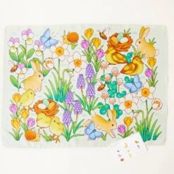 Sarah’s Silks Bunny & Egg Seek & Find Playsilk