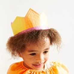 Sarah's Silks Hummingbird Pink Silk Crown -Children Toy Store EasterLifestylesonwhite202441