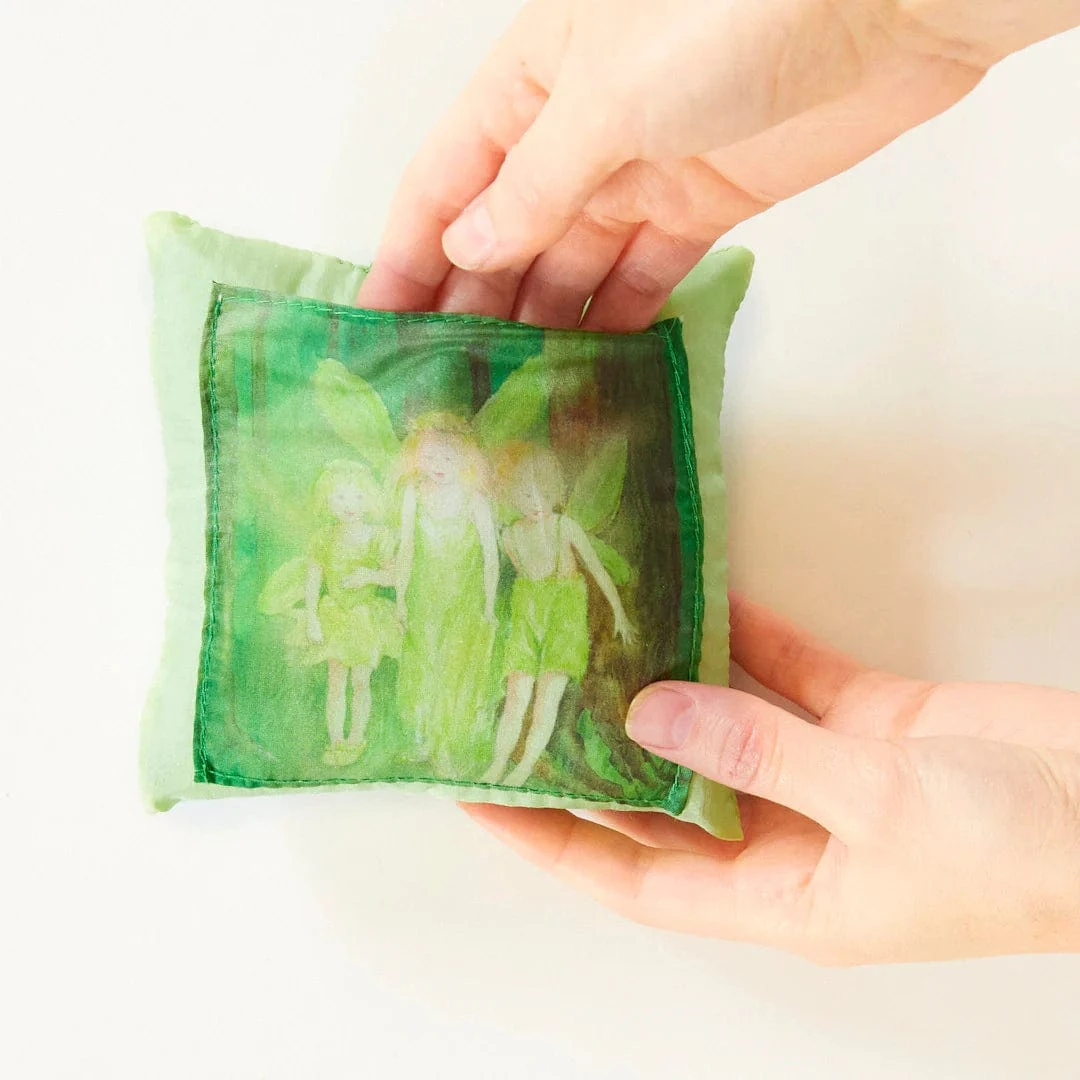 Sarah's Silks Tooth Fairy Pillow Green 4 Sarah's Silks Tooth Fairy Pillow Green - Image 2