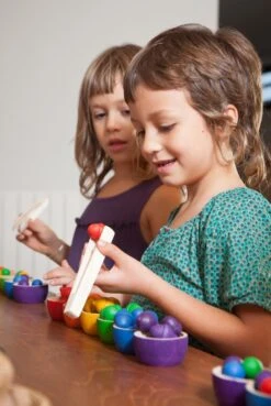Grapat Coloured Bowls & Acorns 13 Grapat Coloured Bowls & Acorns -Children Toy Store Grapat Bowls Acorns 05