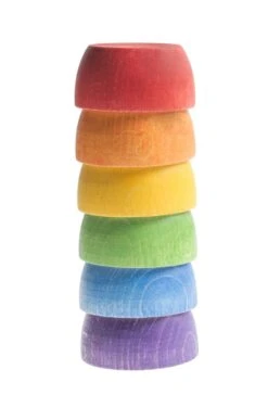 Grapat Coloured Bowls 6 Pieces 8 Grapat Coloured Bowls 6 Pieces -Children Toy Store Grapat Bowls Coloured 6 Pieces 03