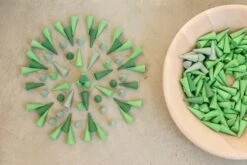Grapat Mandala Green Cones 36 Pieces 11 Grapat Mandala Green Cones 36 Pieces -Children Toy Store Grapat Mandala Little Green Cones 36 Pieces 05