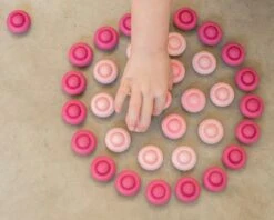 Grapat Mandala Pink Flowers 36 Pieces 8 Grapat Mandala Pink Flowers 36 Pieces -Children Toy Store Grapat Mandala Pink Flowers 36pcs 03