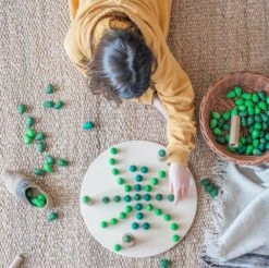 Grapat Mandala Green Trees 36 Pieces -Children Toy Store Grapat Mandala Trees 36 Pieces 03