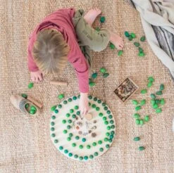 Grapat Mandala Green Trees 36 Pieces -Children Toy Store Grapat Mandala Trees 36 Pieces 04