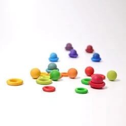 Grimm’s Balls Small Rainbow Set Of 12 -Children Toy Store Grimm sBallsSmallRainbow setof12 6