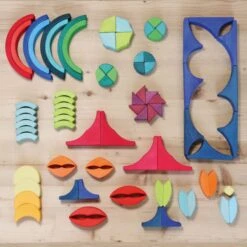 Grimm's Building Set Arcs In Squares -Children Toy Store Grimm sBuildingSetArcsinSquares 2022NewItem 15