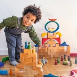 Grimm's Building Set Arcs In Squares -Children Toy Store Grimm sBuildingSetArcsinSquares 2022NewItem 6