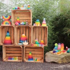 Grimm’s Conical Tower Rainbow 15 Grimm’s Conical Tower Rainbow -Children Toy Store Grimm sConicalTowerRainbow 7