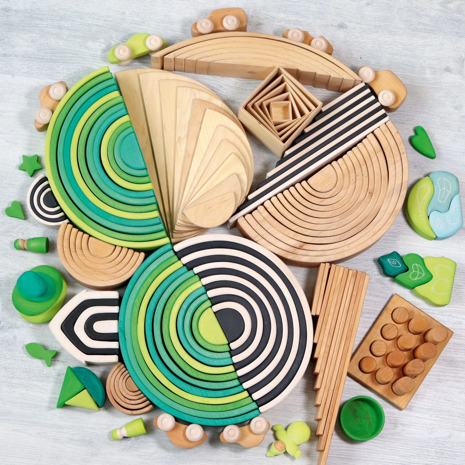 Grimm's Large Rainbow Forest Green 13 Grimm's Large Rainbow Forest Green - Image 11