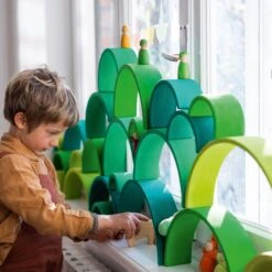 Grimm's Large Rainbow Forest Green 20 Grimm's Large Rainbow Forest Green -Children Toy Store Grimm sLargeRainbowforestgreen 2022NewItem 4