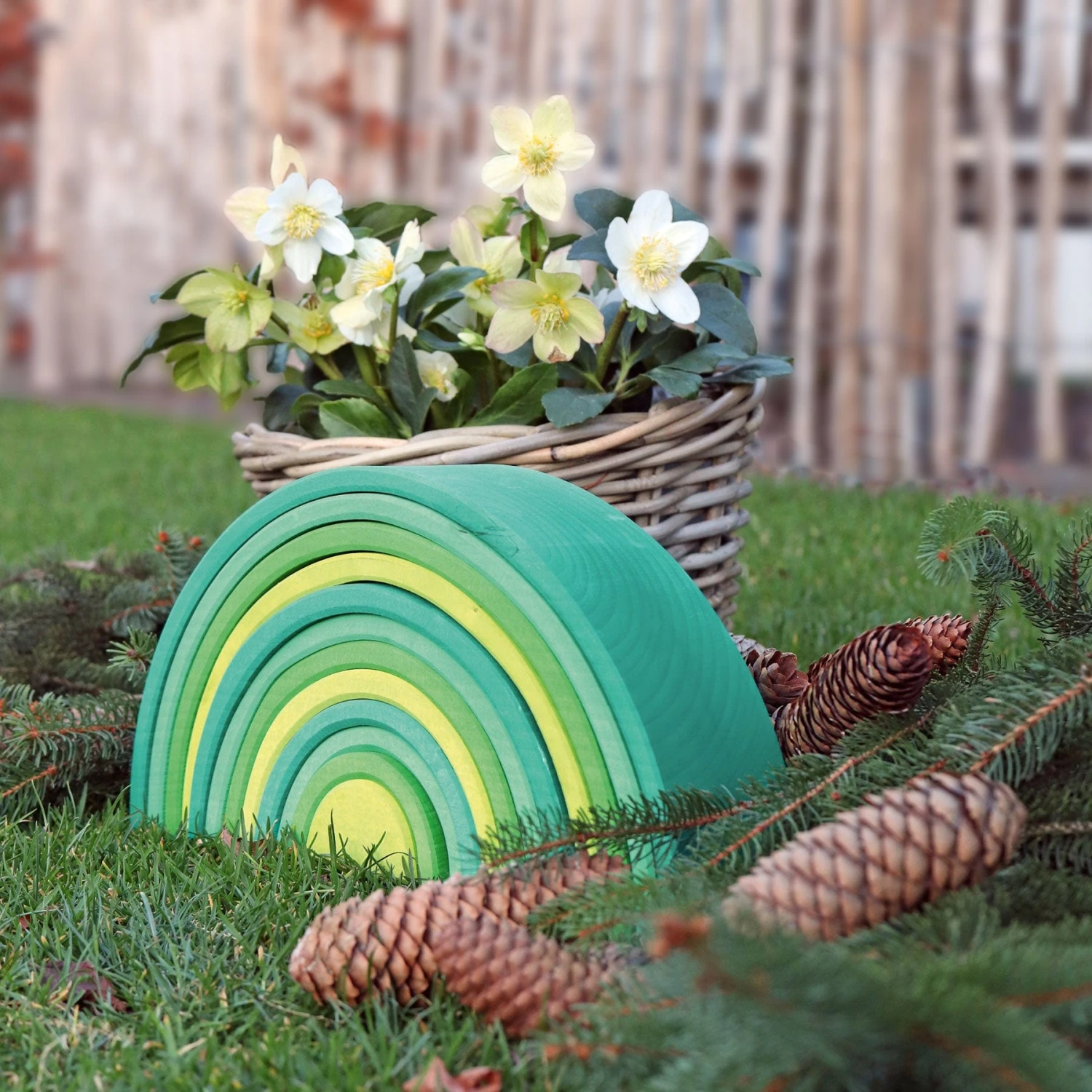 Grimm's Large Rainbow Forest Green 11 Grimm's Large Rainbow Forest Green - Image 9