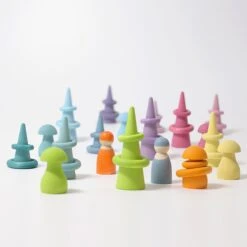 Grimm’s Pastel Rainbow Forest 12 Pieces -Children Toy Store Grimm sPastelRainbowForest12Pieces 6