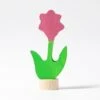 Grimm's Pink Flower Candle Holder Decoration