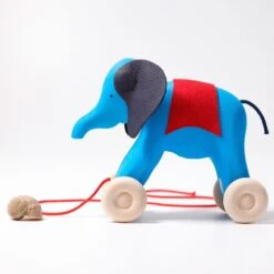 Grimm’s Pullalong Elephant Otto -Children Toy Store Grimm sPullalongElephantOtto 5