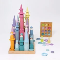 Grimm’s Rollers Large Building Set Pastel -Children Toy Store Grimm sRollersLargeBuildingSetPastel 4