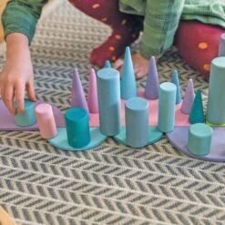 Grimm’s Rollers Large Building Set Pastel -Children Toy Store Grimm sRollersLargeBuildingSetPastel 9