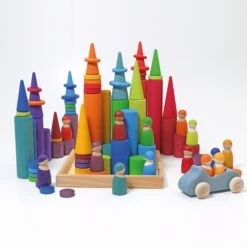 Grimm’s Rollers Large Building Set Rainbow -Children Toy Store Grimm sRollersLargeBuildingSetRainbow 7