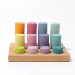 Grimm’s Rollers Small Sorting Game Pastel -Children Toy Store Grimm sRollersSmallSortingGamePastel 2