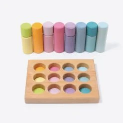 Grimm’s Rollers Small Sorting Game Pastel -Children Toy Store Grimm sRollersSmallSortingGamePastel 1