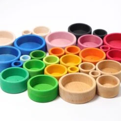 Grimm’s Stacking Bowls Natural -Children Toy Store Grimm sStackingBowlsNatural 11