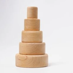 Grimm’s Stacking Bowls Natural -Children Toy Store Grimm sStackingBowlsNatural 6