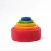 Grimm’s Stacking Bowls Red 2 Grimm’s Stacking Bowls Red -Children Toy Store Grimm sStackingBowlsRed 3