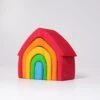Grimm’s Stacking House Coloured 2 Grimm’s Stacking House Coloured -Children Toy Store Grimm sStackingHouseColoured 7