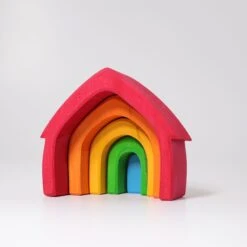 Grimm’s Stacking House Coloured 19 Grimm’s Stacking House Coloured -Children Toy Store Grimm sStackingHouseColoured 9