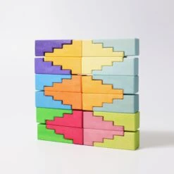 Grimm’s Stepped Roofs Pastel -Children Toy Store Grimm sSteppedRoofsPastel 9