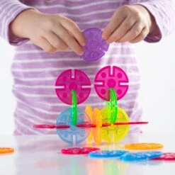 Guidecraft Interlox Discs - 96 Pc. Set -Children Toy Store GuidecraftInterloxDiscs 96pc.set 3