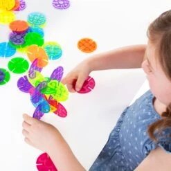 Guidecraft Interlox Discs - 96 Pc. Set -Children Toy Store GuidecraftInterloxDiscs 96pc.set 4