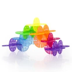 Guidecraft Interlox Discs - 96 Pc. Set -Children Toy Store GuidecraftInterloxDiscs 96pc.set 6