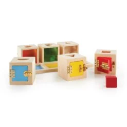 Guidecraft Peekaboo Lock Boxes 9 Guidecraft Peekaboo Lock Boxes -Children Toy Store GuidecraftPeekabooLockBoxes 4