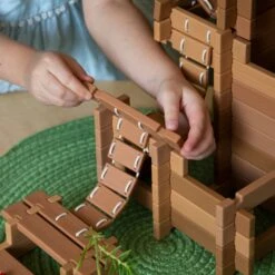 Guidecraft Tabletop Notch Blocks - Western 129 Pc. Set 25 Guidecraft Tabletop Notch Blocks - Western 129 Pc. Set -Children Toy Store GuidecraftTabletopNotchBlocks Western129pc.Set 0