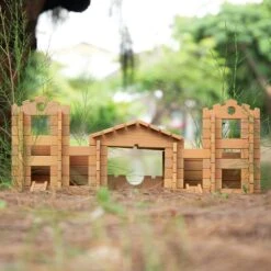 Guidecraft Tabletop Notch Blocks - Western 129 Pc. Set 19 Guidecraft Tabletop Notch Blocks - Western 129 Pc. Set -Children Toy Store GuidecraftTabletopNotchBlocks Western129pc.Set 10