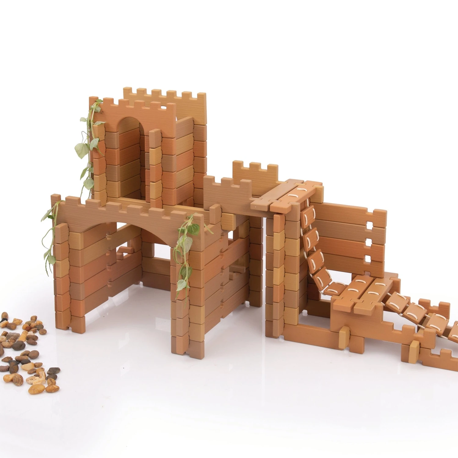 Guidecraft Tabletop Notch Blocks - Western 129 Pc. Set 4 Guidecraft Tabletop Notch Blocks - Western 129 Pc. Set - Image 2