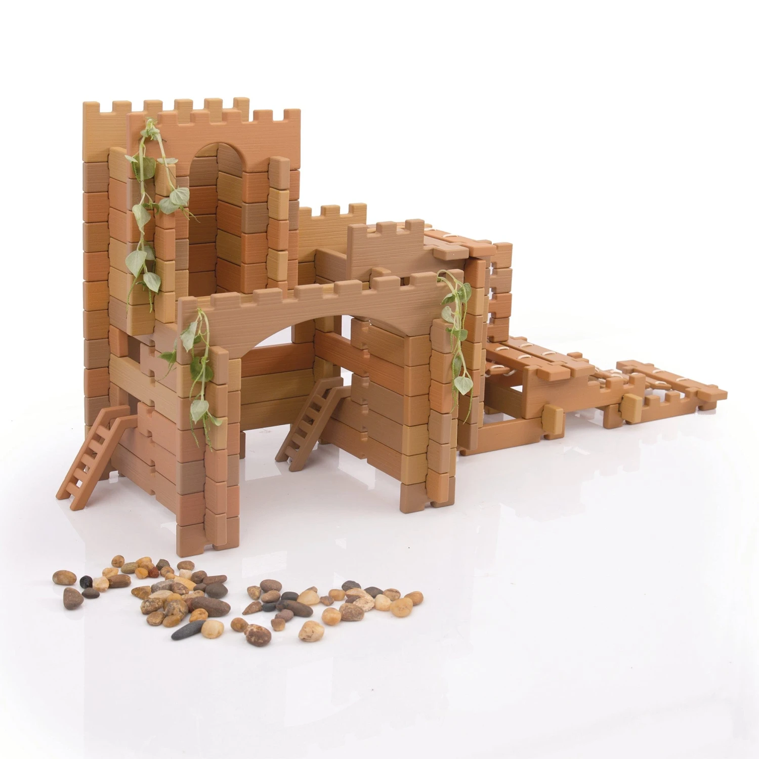 Guidecraft Tabletop Notch Blocks - Western 129 Pc. Set 6 Guidecraft Tabletop Notch Blocks - Western 129 Pc. Set - Image 4