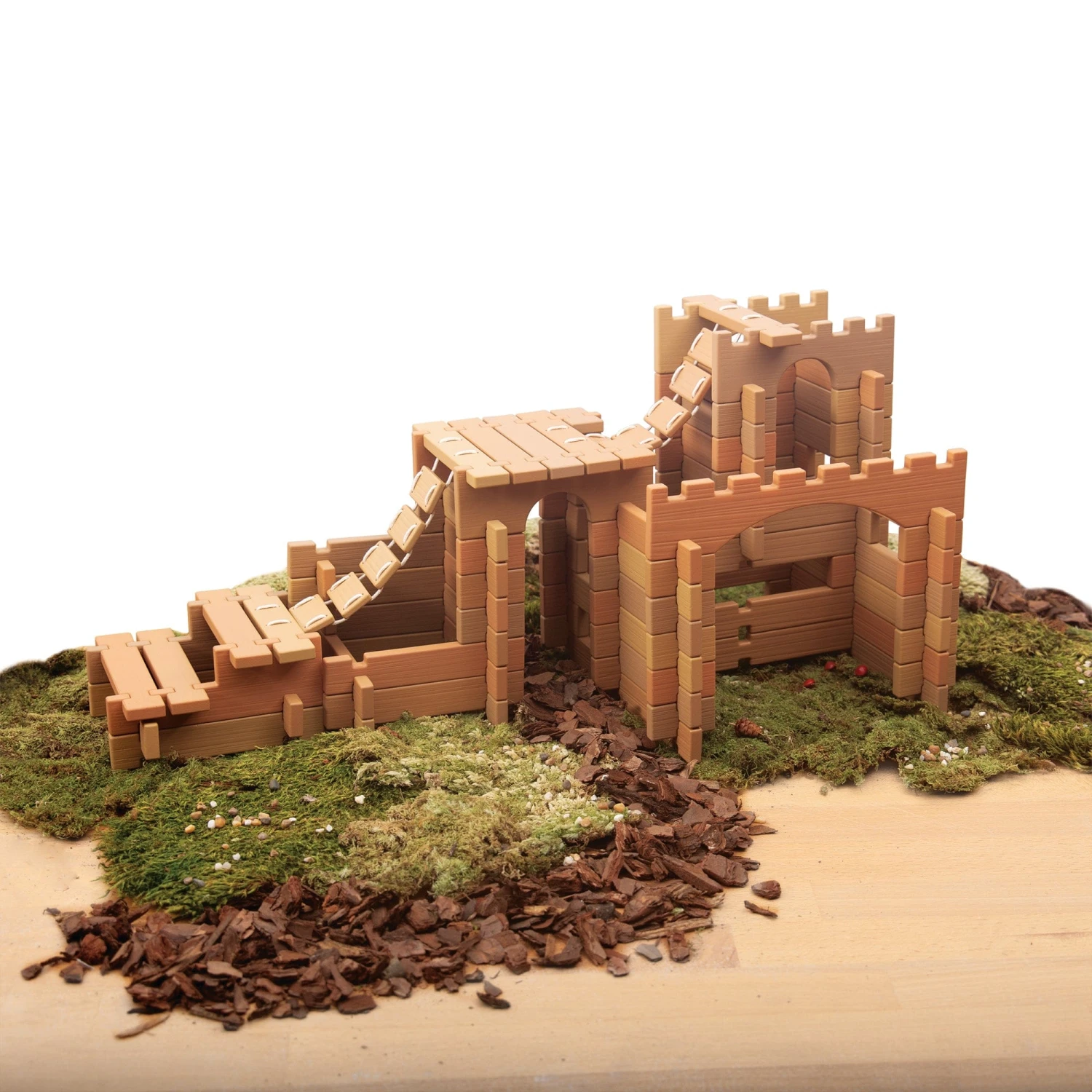 Guidecraft Tabletop Notch Blocks - Western 129 Pc. Set 8 Guidecraft Tabletop Notch Blocks - Western 129 Pc. Set - Image 6