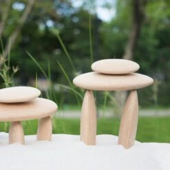 Guidecraft Wood Stackers River Stones -Children Toy Store GuidecraftWoodStackersRiverStones 6