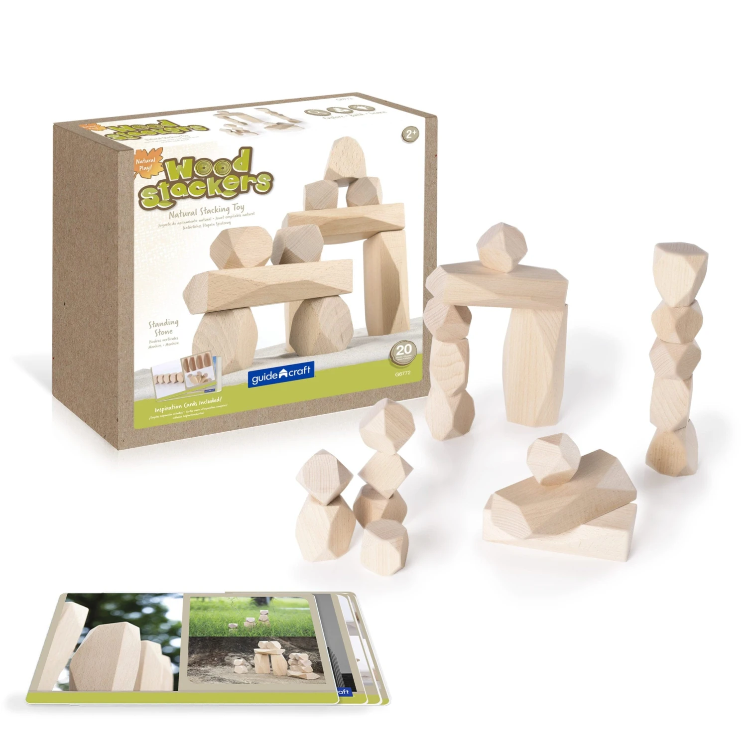 Guidecraft Wood Stackers Standing Stones 3 Guidecraft Wood Stackers Standing Stones