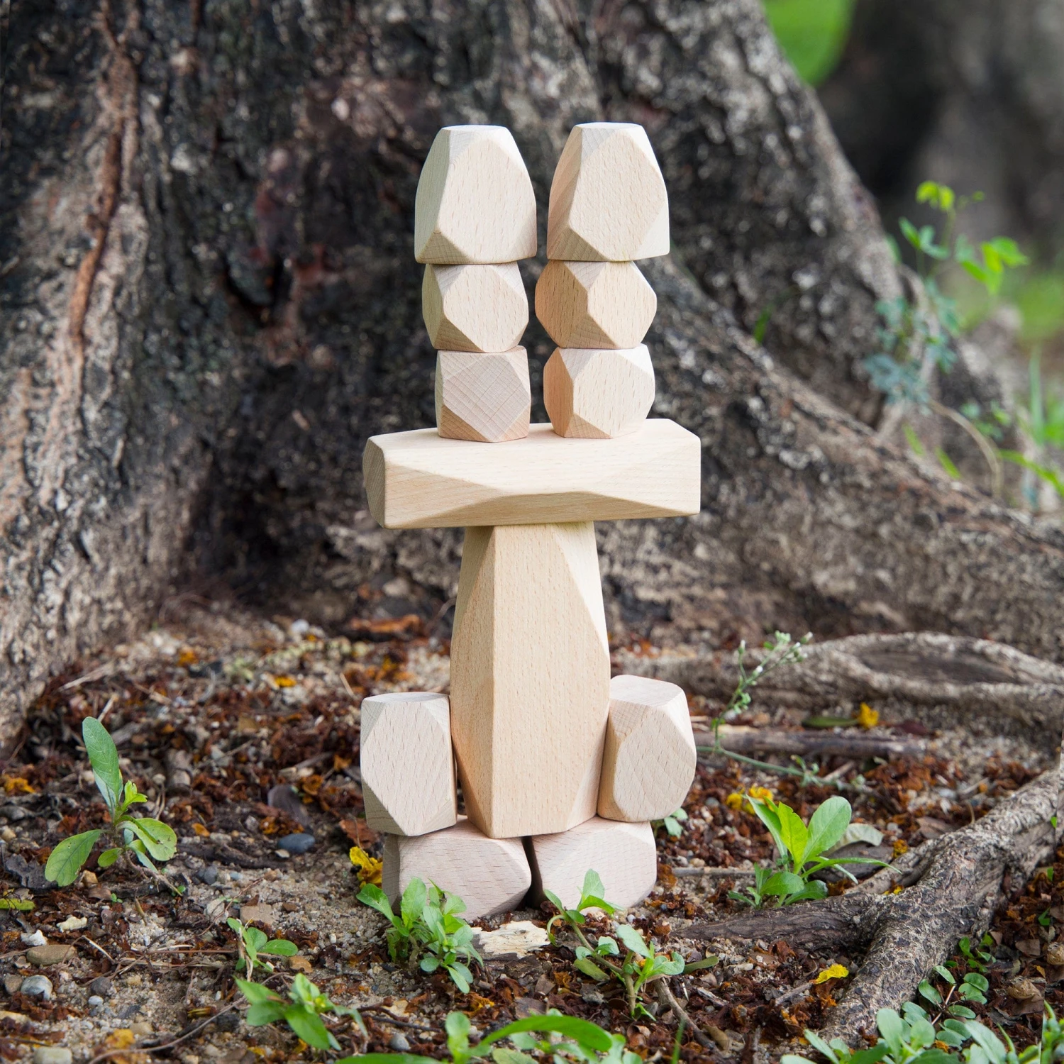 Guidecraft Wood Stackers Standing Stones 12 Guidecraft Wood Stackers Standing Stones - Image 10