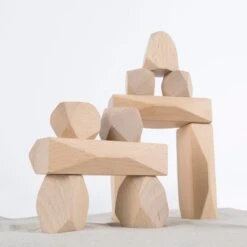 Guidecraft Wood Stackers Standing Stones 38 Guidecraft Wood Stackers Standing Stones -Children Toy Store GuidecraftWoodStackersStandingStones 18