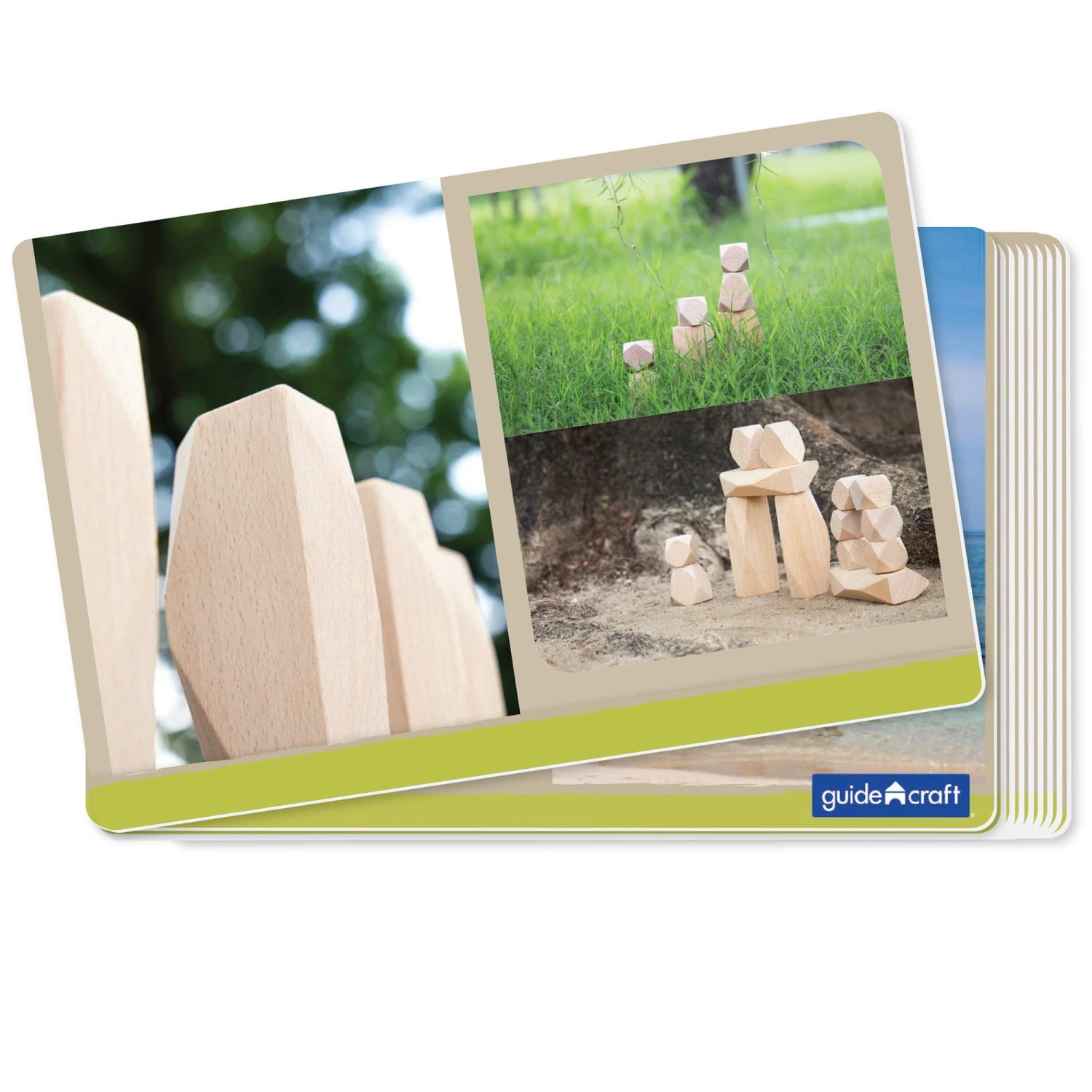 Guidecraft Wood Stackers Standing Stones 4 Guidecraft Wood Stackers Standing Stones - Image 2