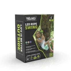 Trelines LED Climbing Rope Swing 1.83m -Children Toy Store HapeLEDCLIMBINGROPESWING6FT