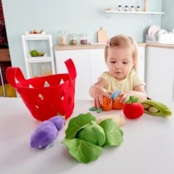 Hape Toddler Vegetable Basket 9 Hape Toddler Vegetable Basket -Children Toy Store HapeToddlerVegetableBasket 2