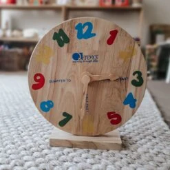 QToys Wooden Clocks