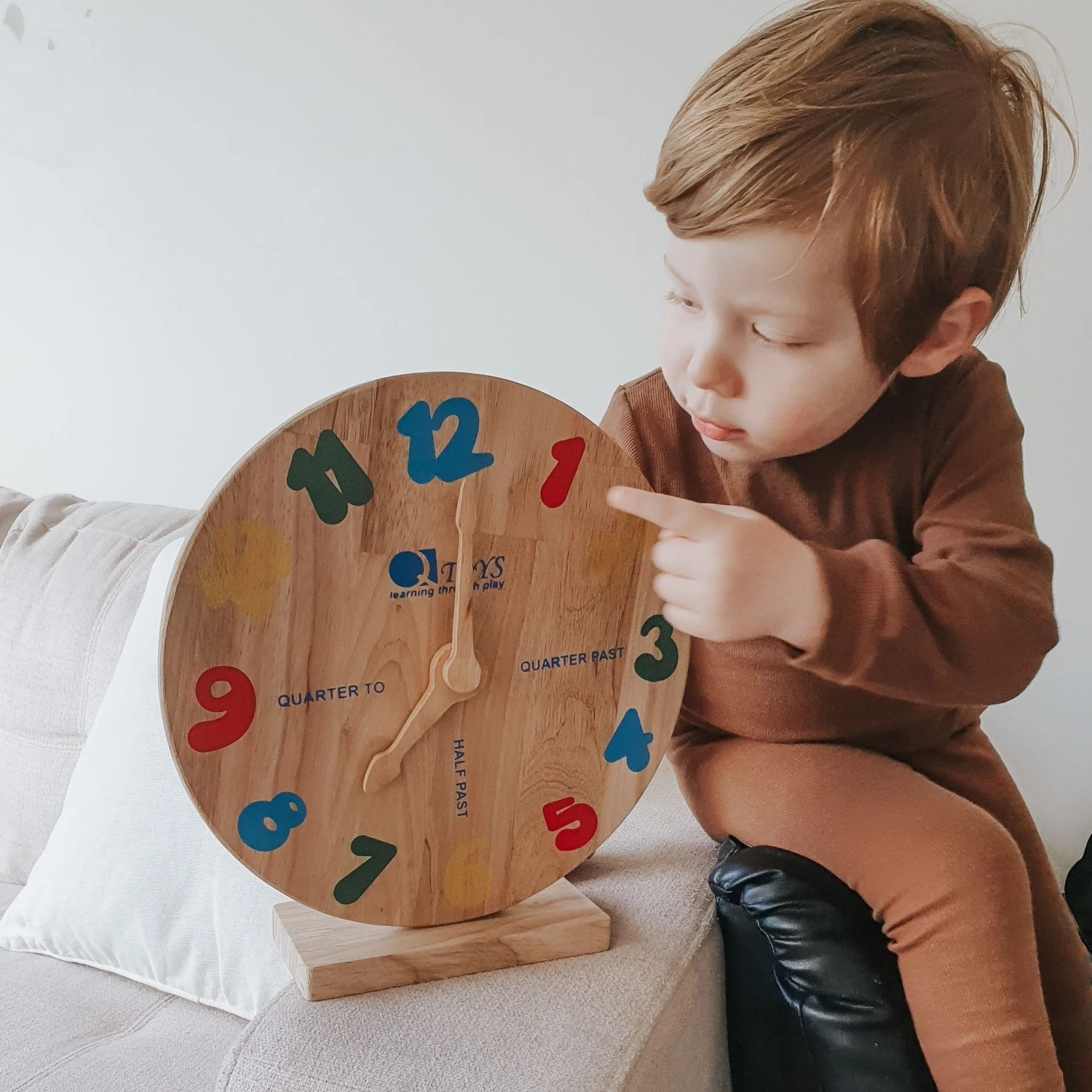 QToys Wooden Clocks 4 QToys Wooden Clocks - Image 2