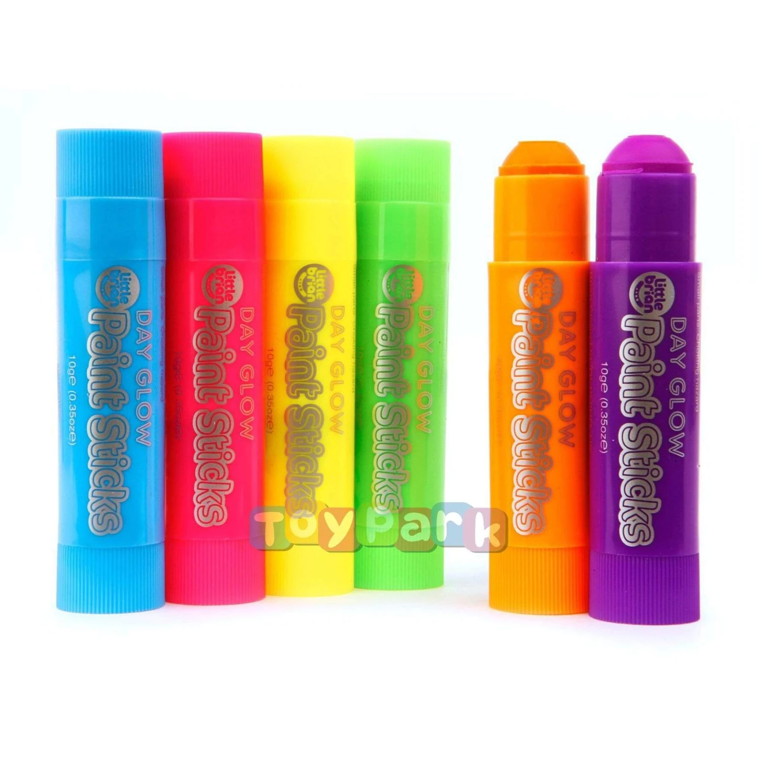 Little Brian Paint Sticks - Day Glow 6 Pk 4 Little Brian Paint Sticks - Day Glow 6 Pk - Image 2