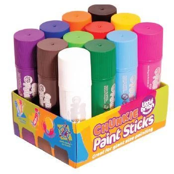 Little Brian CHUNKIE Paint Sticks 12 X 40g 3 Little Brian CHUNKIE Paint Sticks 12 X 40g